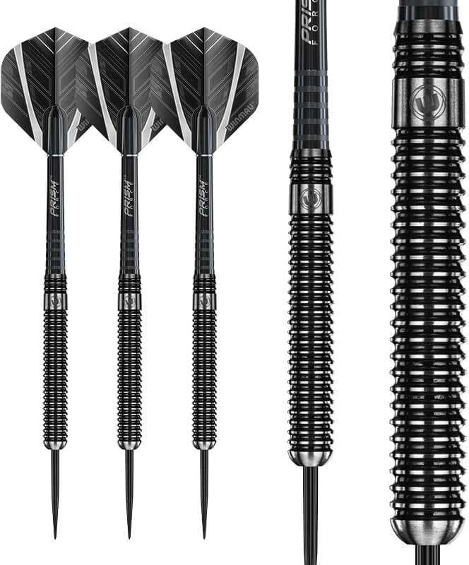 Smiginio strėlytės Winmau Blackout 1 90% Steel Tip 23 g