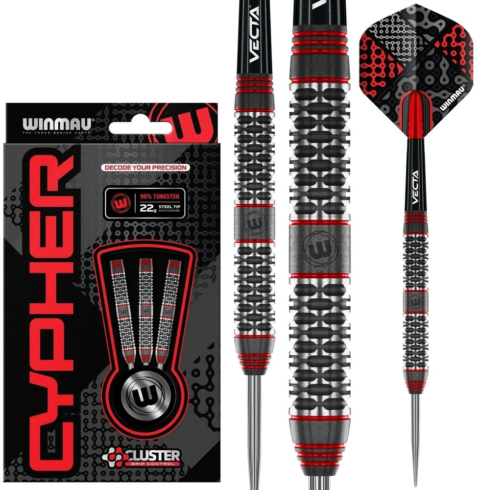 Smiginio strėlytės Winmau Cypher, 24 g, 90 % volframo