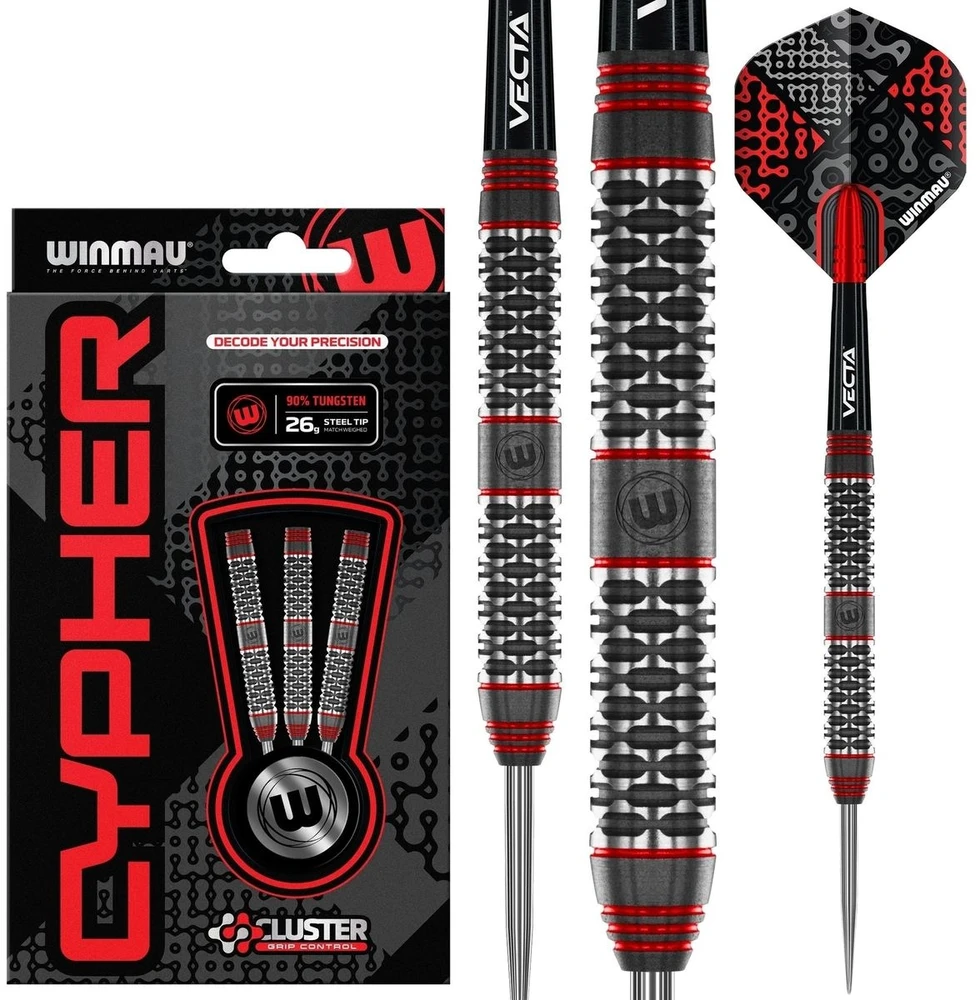 Smiginio strėlytės Winmau Cypher, 24 g, 90 % volframo