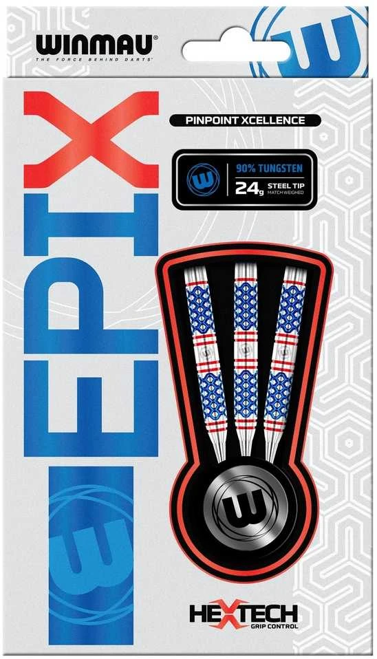 Smiginio strėlytės Winmau Epix 90% Steel Tip 24g