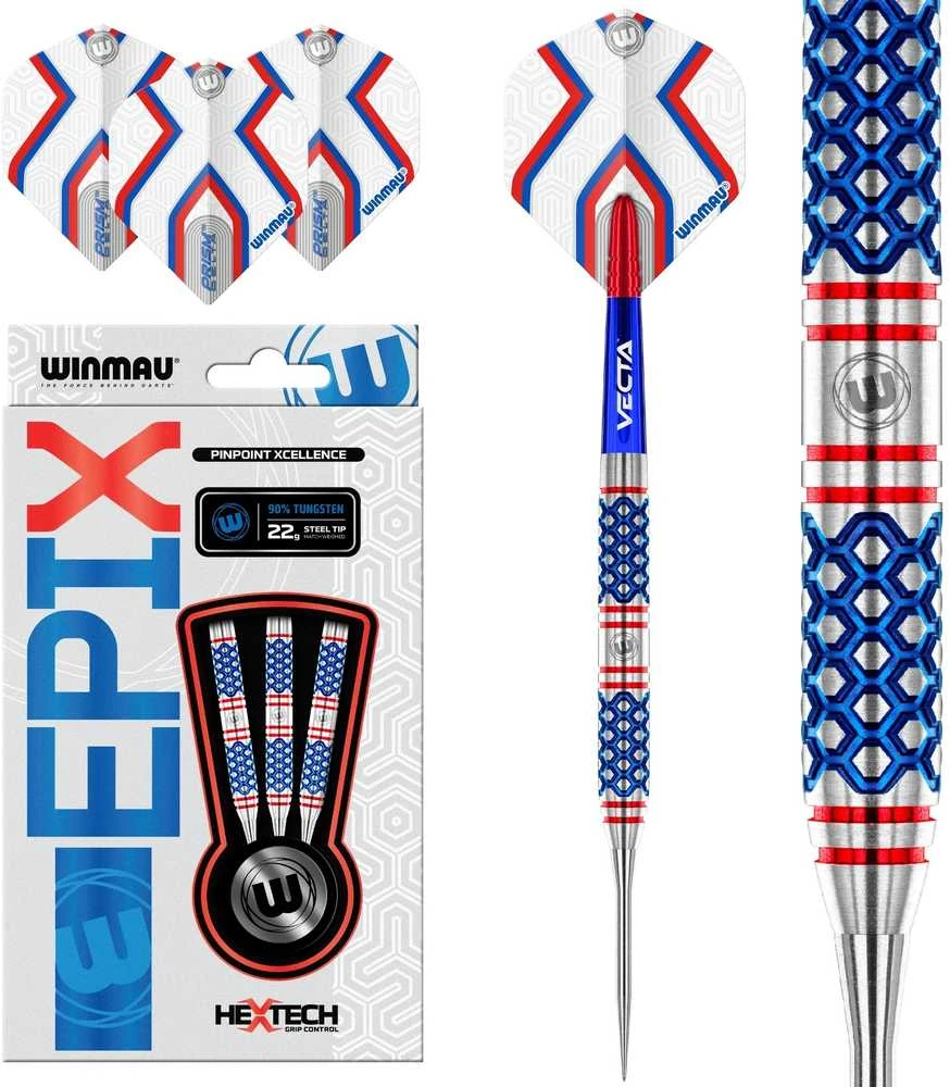 Smiginio strėlytės Winmau Epix 90% Steel Tip 24g