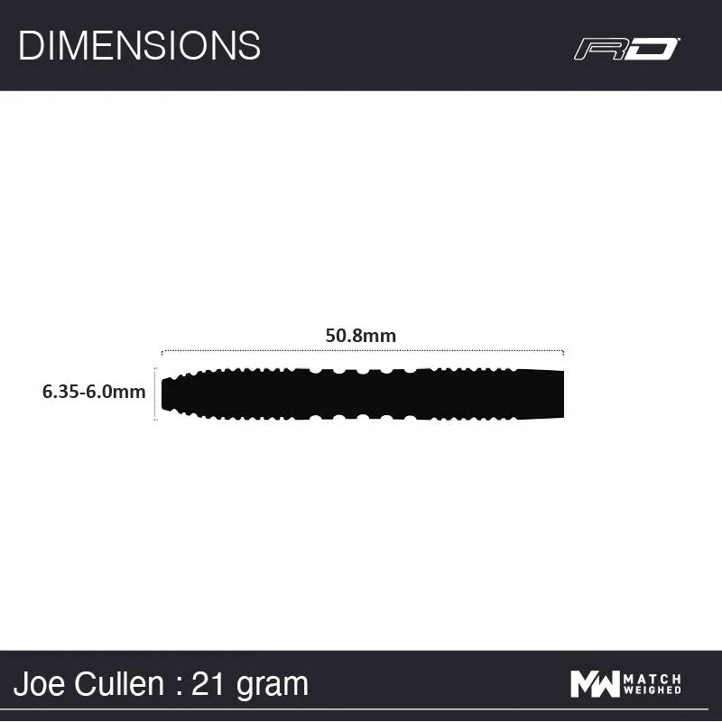 Smiginio strėlytės Winmau Joe Cullen S.E., 24 g, 90 % volframo