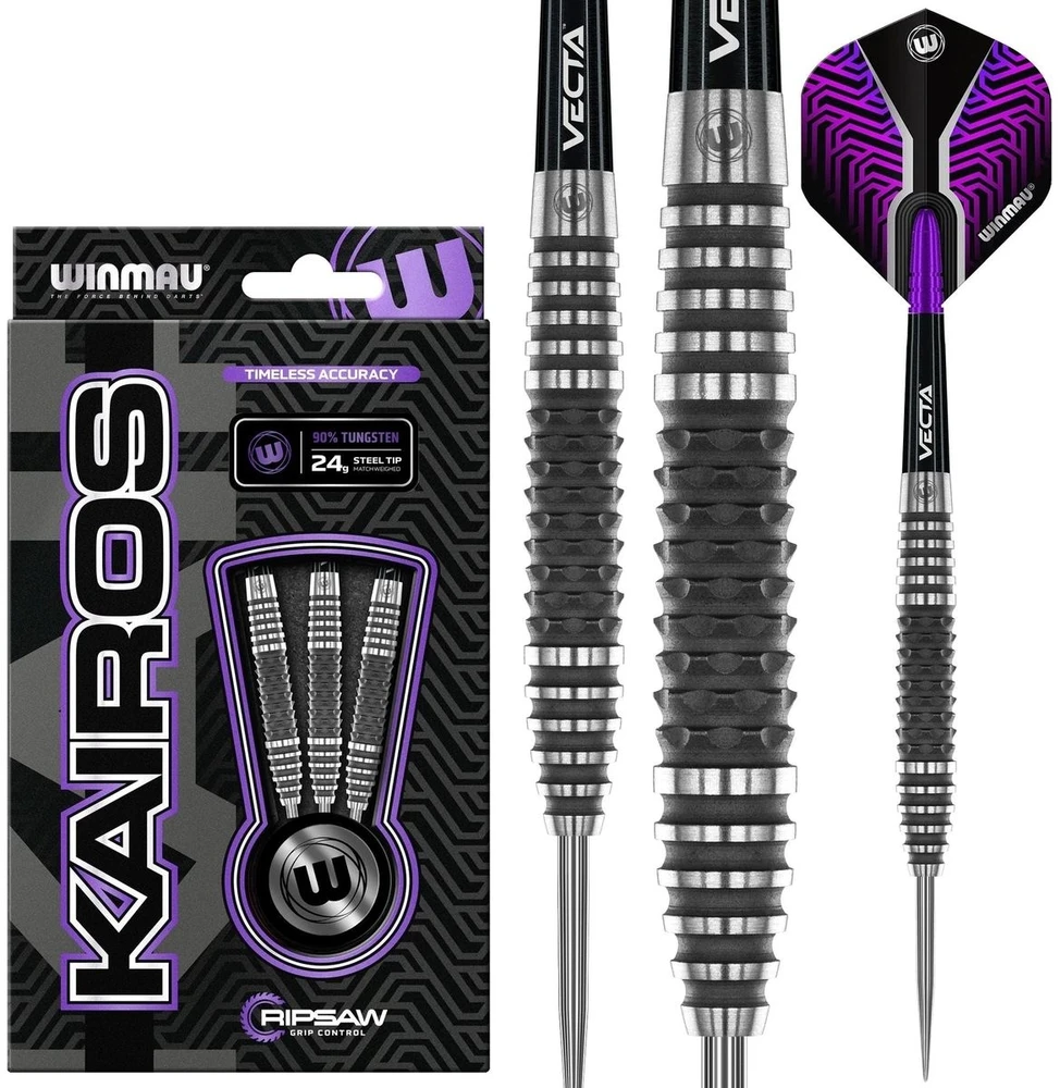 Smiginio strėlytės Winmau Kairos 02, 24 g, 90 % volframo