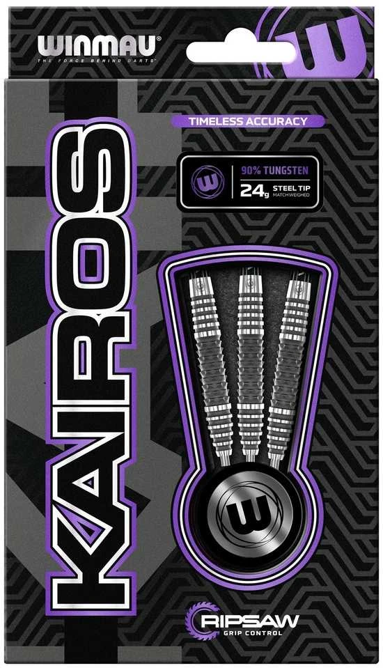 Smiginio strėlytės Winmau Kairos 02 90% Steel Tip 24 g