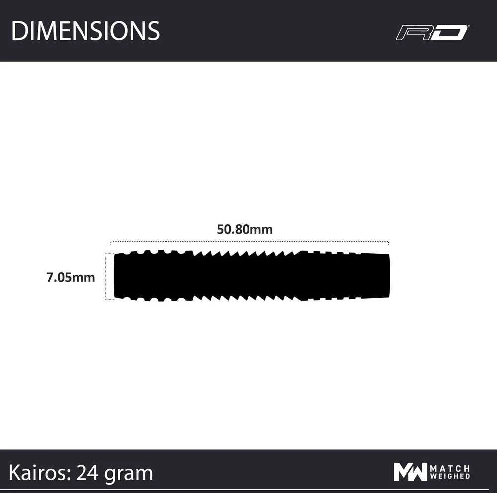 Smiginio strėlytės Winmau Kairos 02 90% Steel Tip 24 g