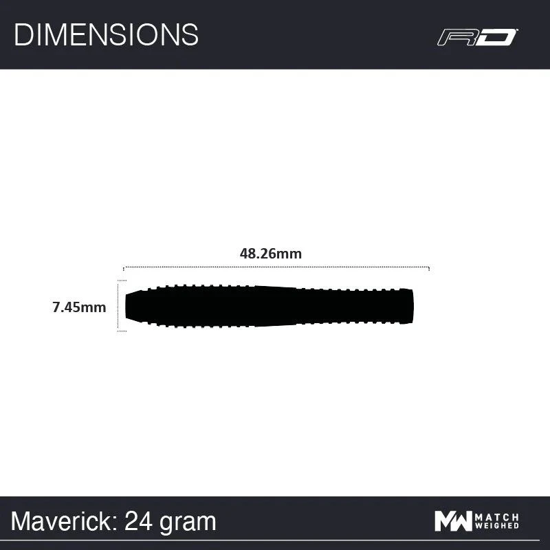 Smiginio strėlytės Winmau Maverick, 22 g, 80 % volframo