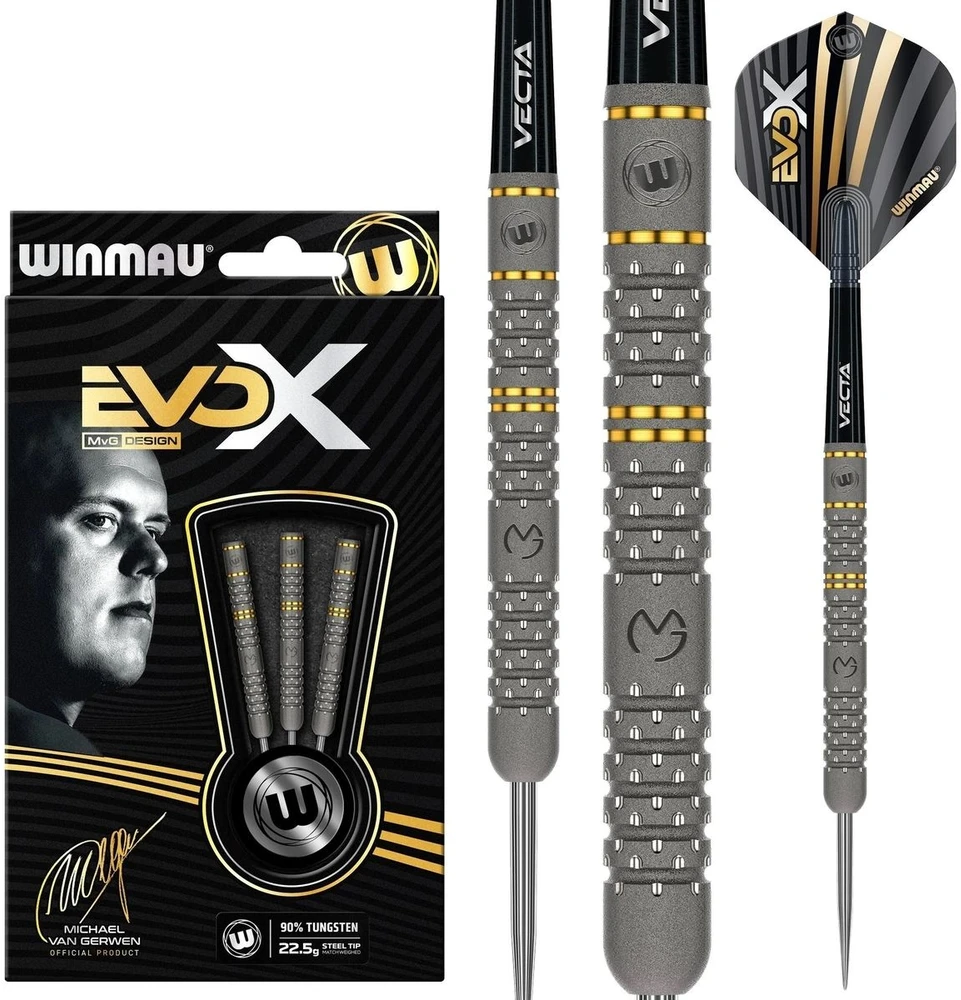 Smiginio strėlytės Winmau MvG Evo X, 24 g, 90 % volframo