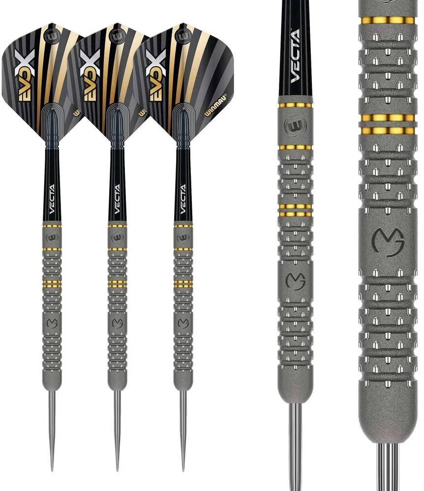 Smiginio strėlytės Winmau MVG Evo X 90% Steel Tip, 24g