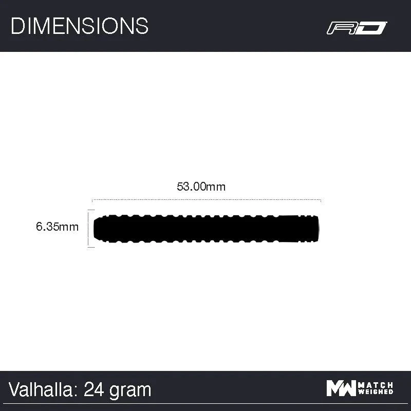 Smiginio strėlytės Winmau Valhalla, 24 g, 95 % / 85 % volframo