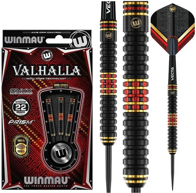 Smiginio strėlytės Winmau Valhalla 95/85% Dual Core, Steel Tip, 22g