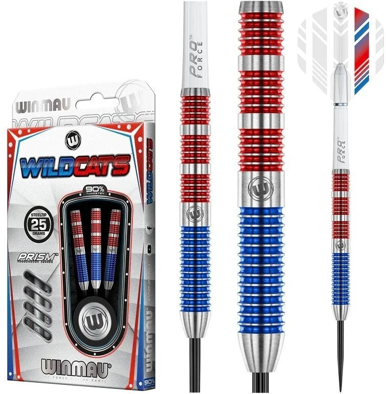 Smiginio strėlytės Winmau Wildcats, 24 g, 90 % volframo
