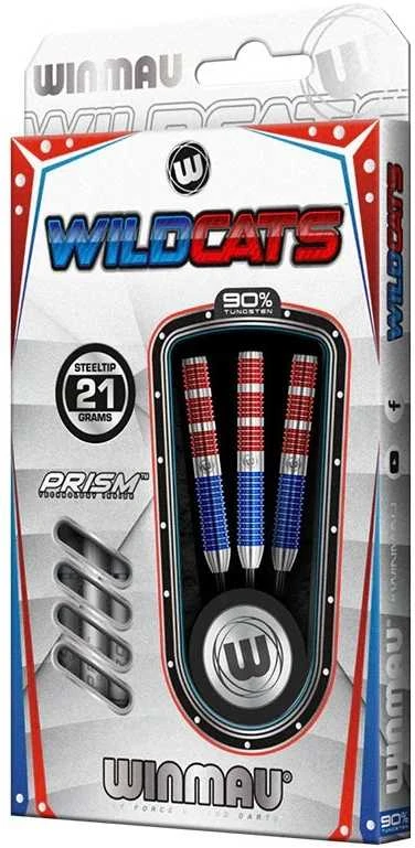 Smiginio strėlytės Winmau Wildcats 90% Steel Tip 23 g