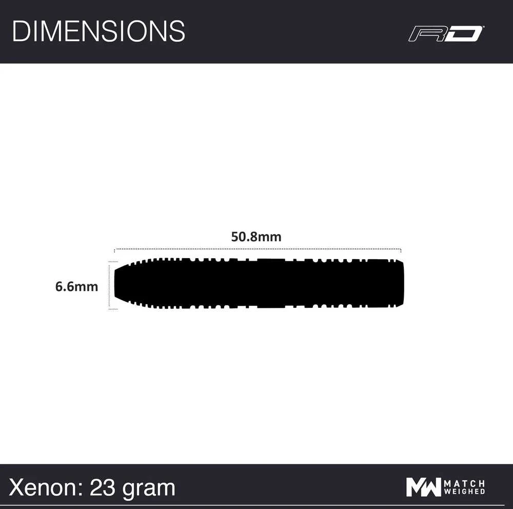 Smiginio strėlytės Winmau Xenon 90% Steel Tip 24 g