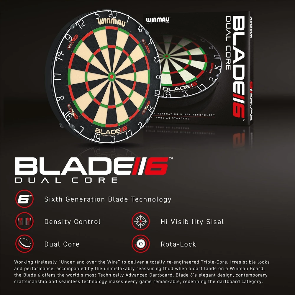 Smiginio taikinys Winmau Blade 6 Dual Core