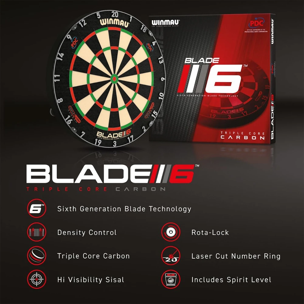 Smiginio taikinys Winmau Blade 6 Triple Core