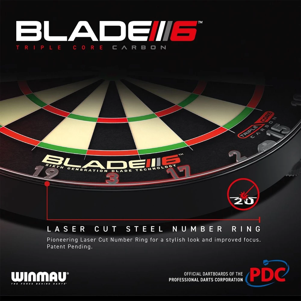 Smiginio taikinys Winmau Blade 6 Triple Core