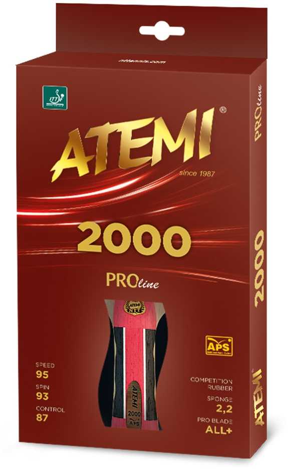 Stalo teniso raketė Atemi 2000, modelis - 1300.512, žema kaina | Varle.lt