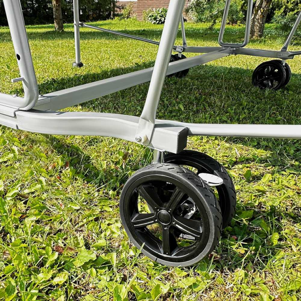 Stalo teniso stalas Bilaro Air 6, mėlynas, 6mm HPL plokštė, lauko