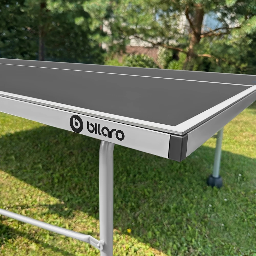 Stalo teniso stalas Bilaro Air 6, pilkas, 6mm HPL plokštė, lauko