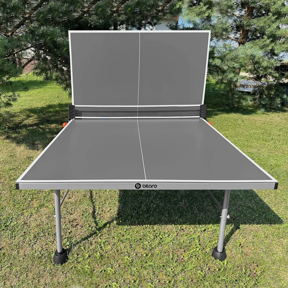 Stalo teniso stalas Bilaro Air 6, pilkas, 6mm HPL plokštė, lauko
