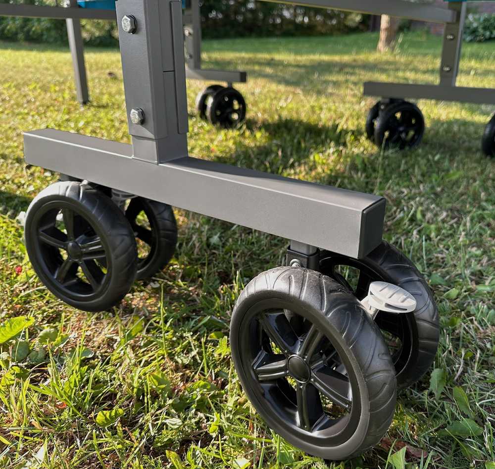 Stalo teniso stalas Bilaro Master Outdoor, mėlynas, 6mm aliuminio plokštė, lauko