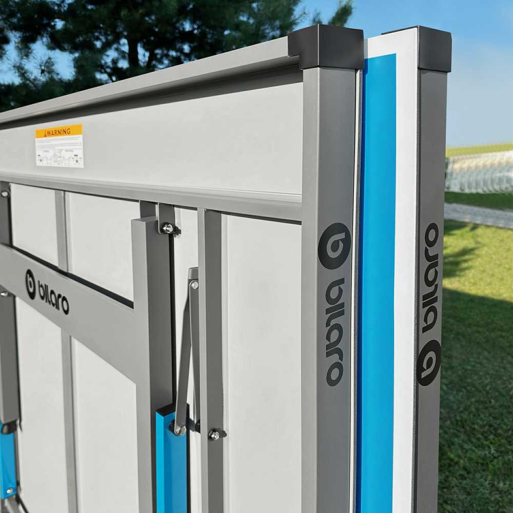 Stalo teniso stalas Bilaro Master Outdoor, mėlynas, 6mm aliuminio plokštė, lauko