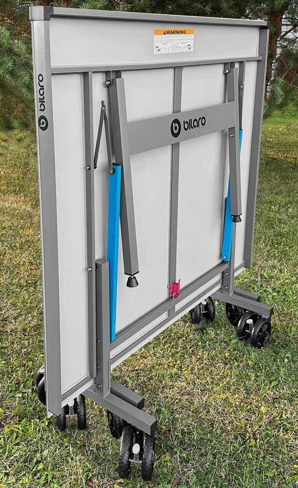 Stalo teniso stalas Bilaro Master Outdoor, mėlynas, 6mm aliuminio plokštė, lauko