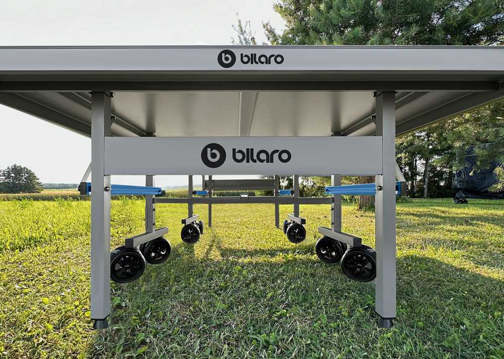 Stalo teniso stalas Bilaro Master Outdoor, mėlynas, 6mm aliuminio plokštė, lauko