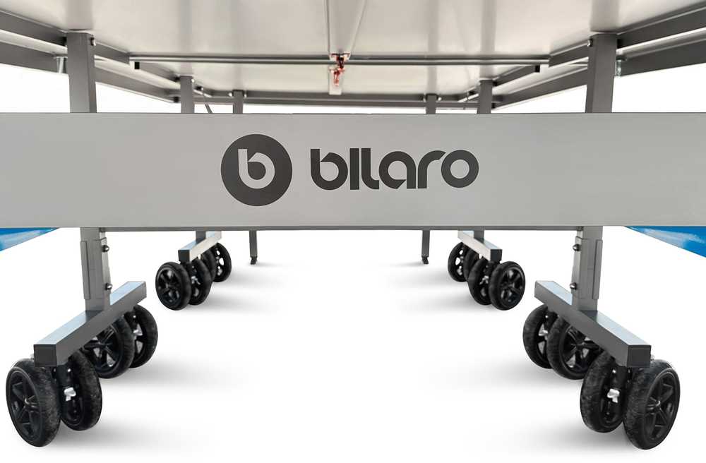 Stalo teniso stalas Bilaro Master Outdoor, mėlynas, 6mm aliuminio plokštė, lauko