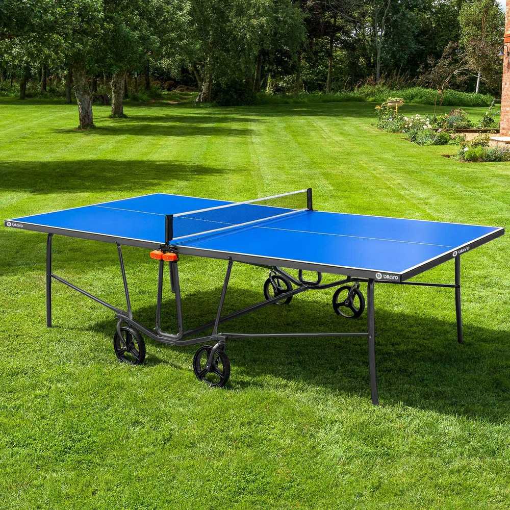 Stalo teniso stalas Bilaro Sunny Outdoor, mėlynas, 4mm aliuminio plokštė, lauko