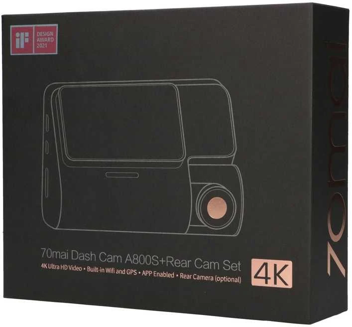 Vaizdo registratorius 70mai A800S 4K Dash Cam su RC06 rinkiniu
