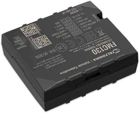 Maršrutizatorius „TELTONIKA TELEMATICS FMC130“ PAŽANGUS 4G LTE 1 KAT. SEKIMO ĮRENGINYS SU LANKSČIAIS ĮĖJIMAIS