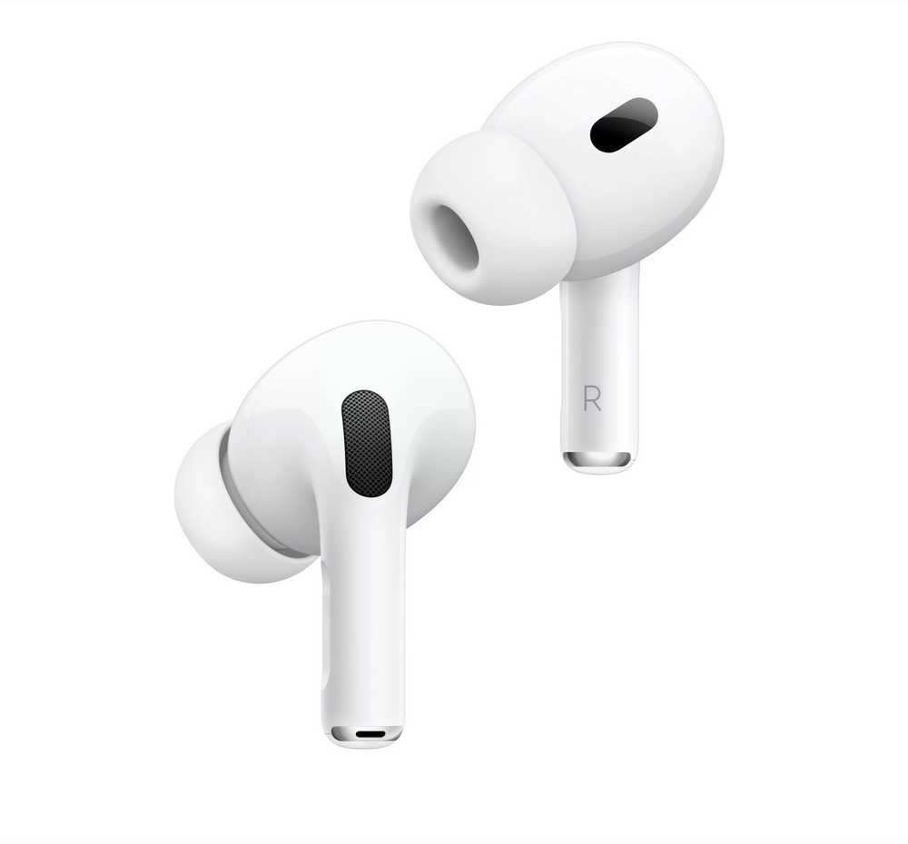 Ausinės Apple AirPods Pro (2 kartos) su "MagSafe" dėklu (USB-C), baltos spalvos