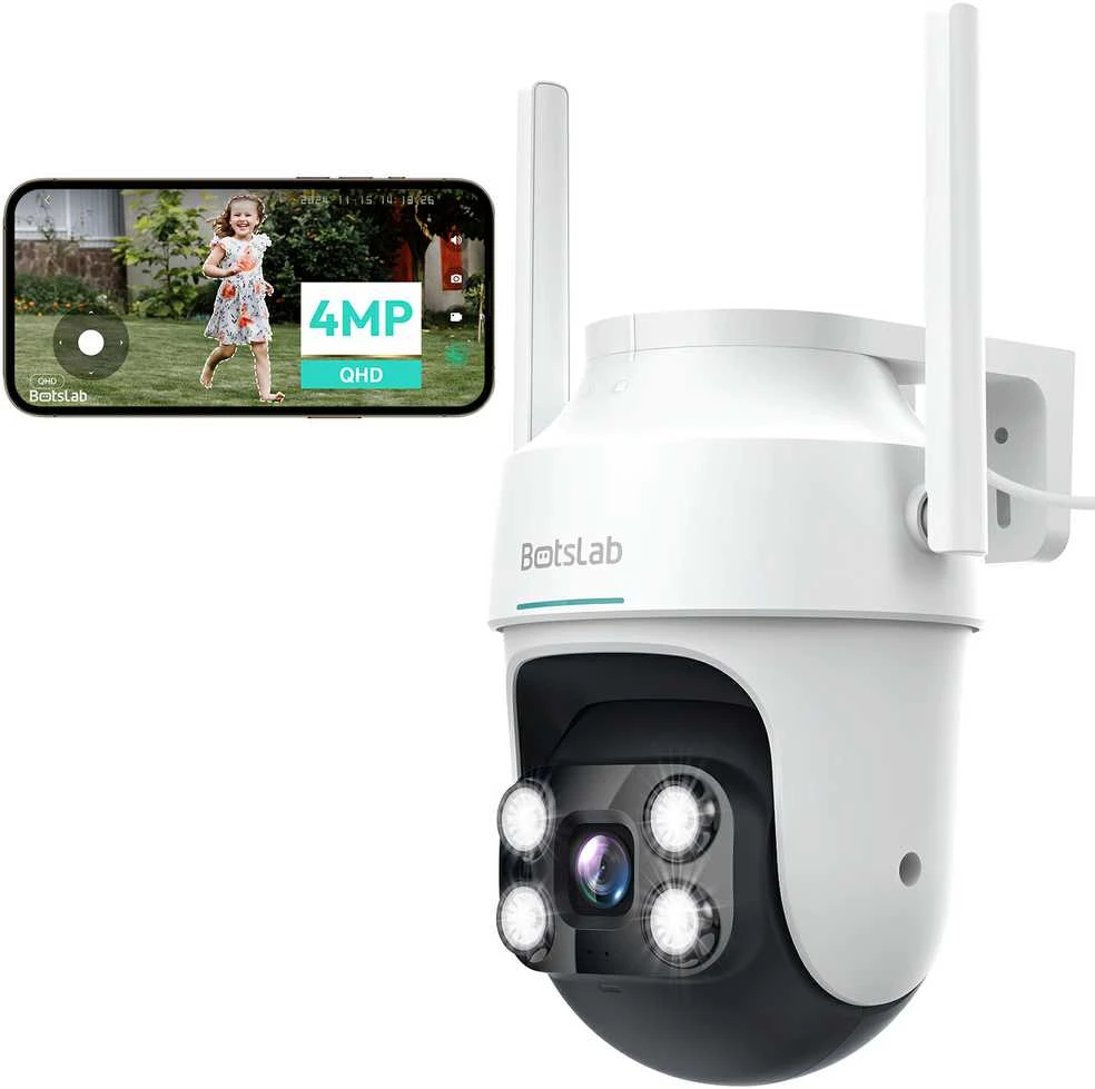 360° lauko WiFi kamera Botslab PT W312 4MP 5G