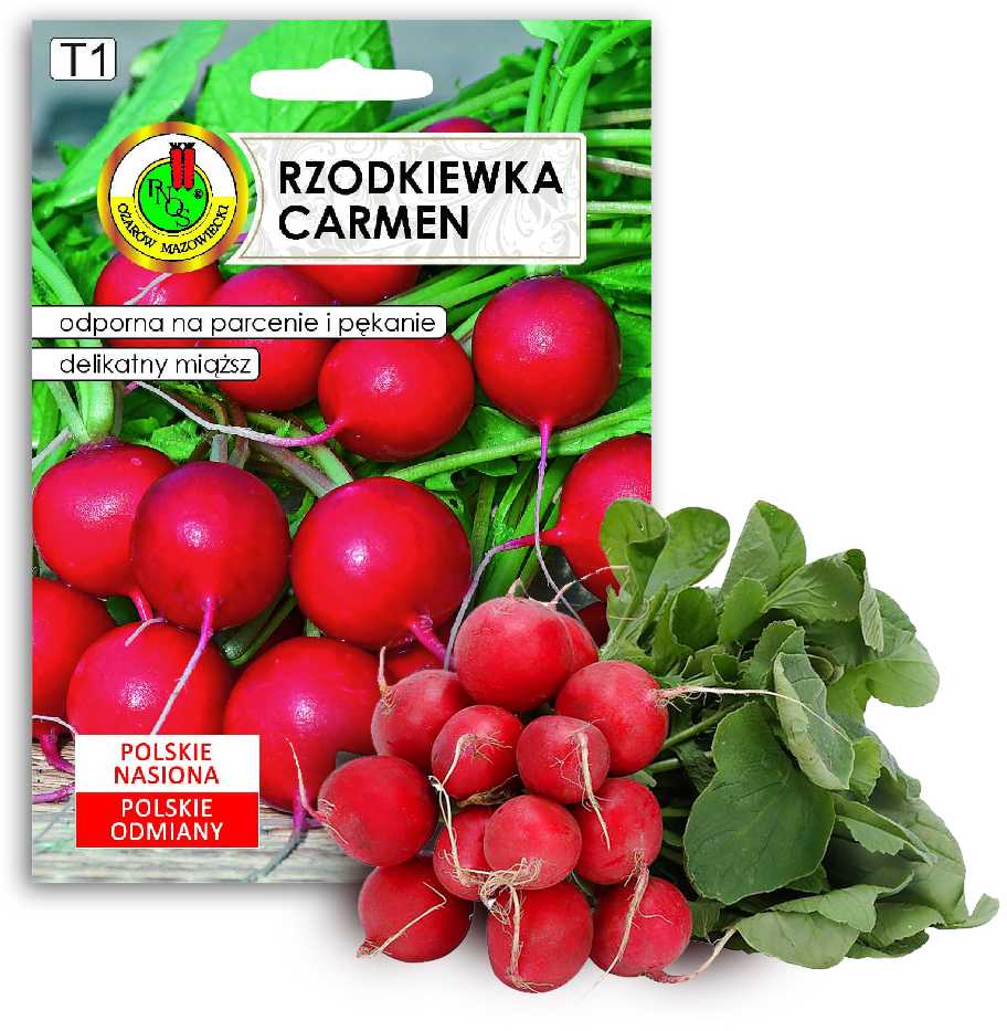 Carmen Radish PNOS Seeds on Tape, 6m Tape