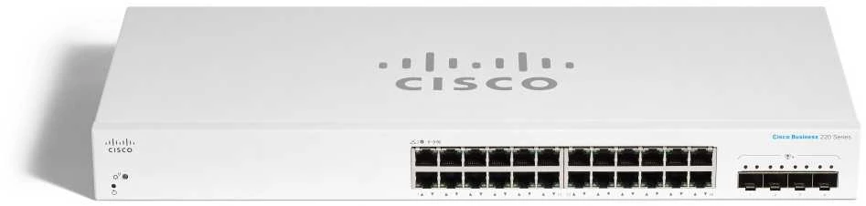 Šakotuvas Cisco CBS220 SMART 24-PORT GE 4X10G - SFP+