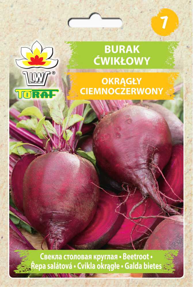 Toraf Burokėlių tamsiai raudonos daržovių sėklos 20 g TORAF