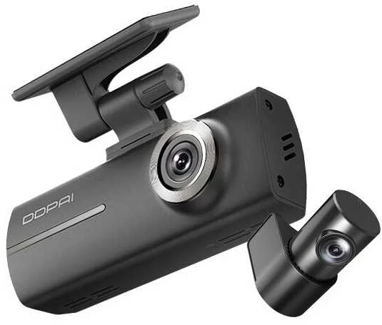 DDPAI N1 Dual 1296p + 1080p Dash Camera - vaizdo registratorius su galinio vaizdo kamera