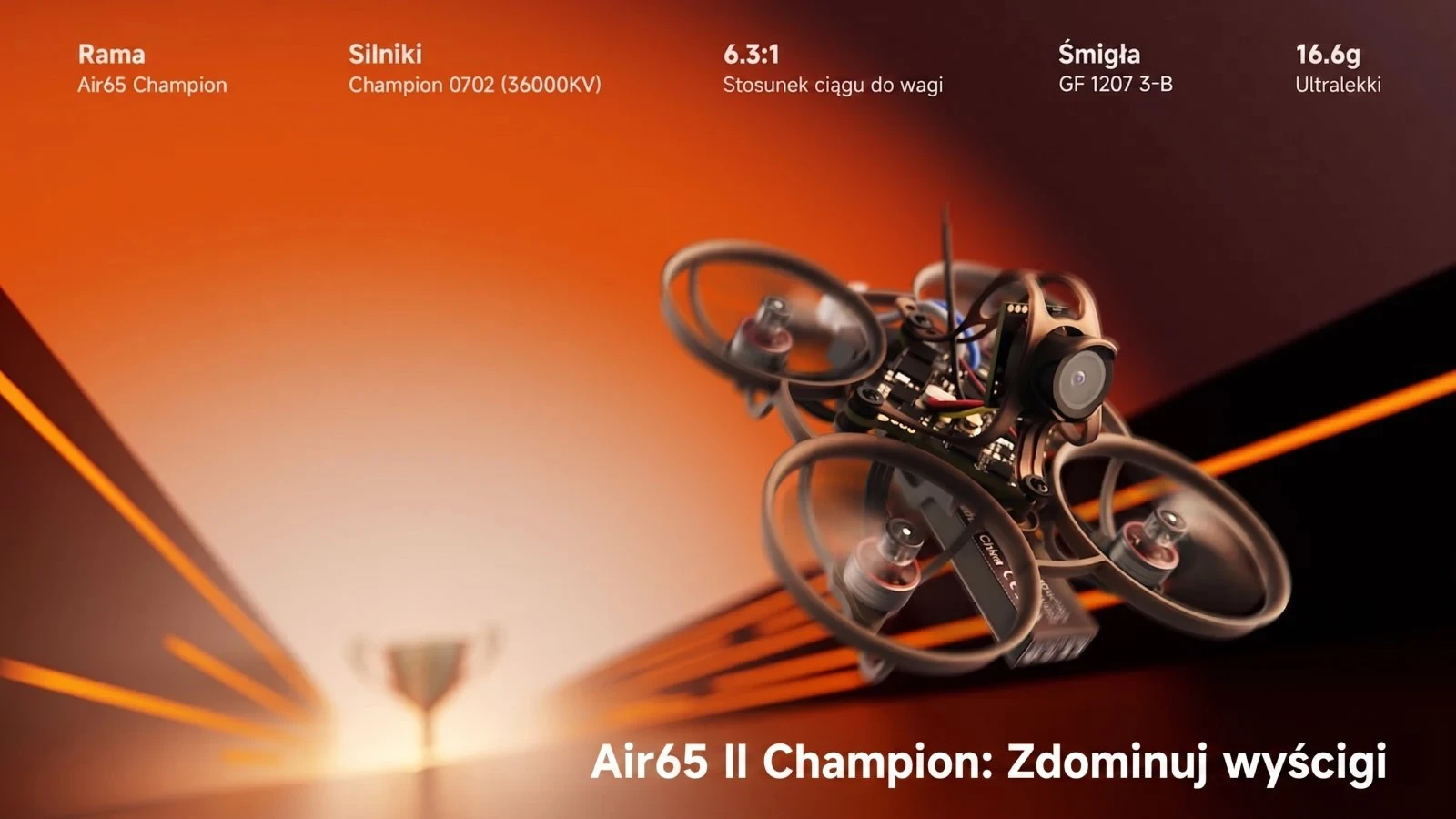 BETAFPV AIR65 II CHAMPION ELRS 2.4G aprašymas - Prekės nuotrauka