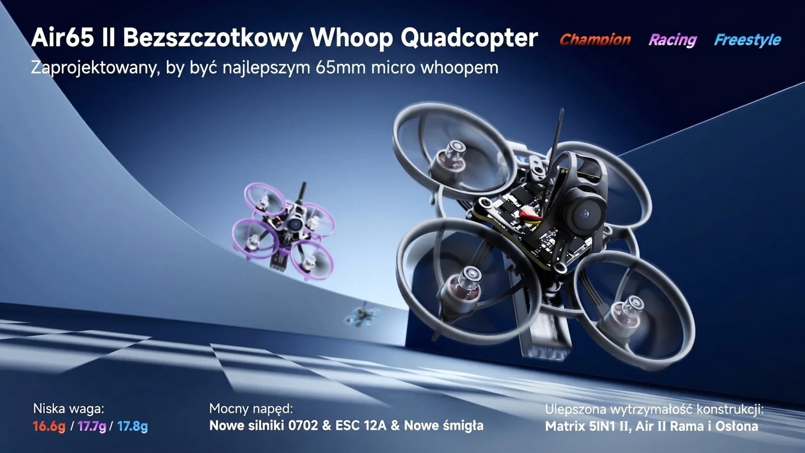 BETAFPV AIR65 II RACING ELRS 2.4G aprašymas - Prekės nuotrauka