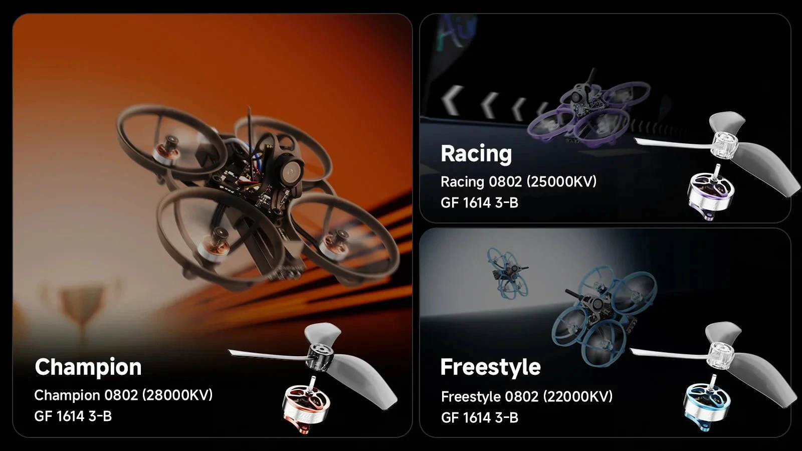 BETAFPV AIR75 II CHAMPION ELRS 2.4G aprašymas - Prekės nuotrauka