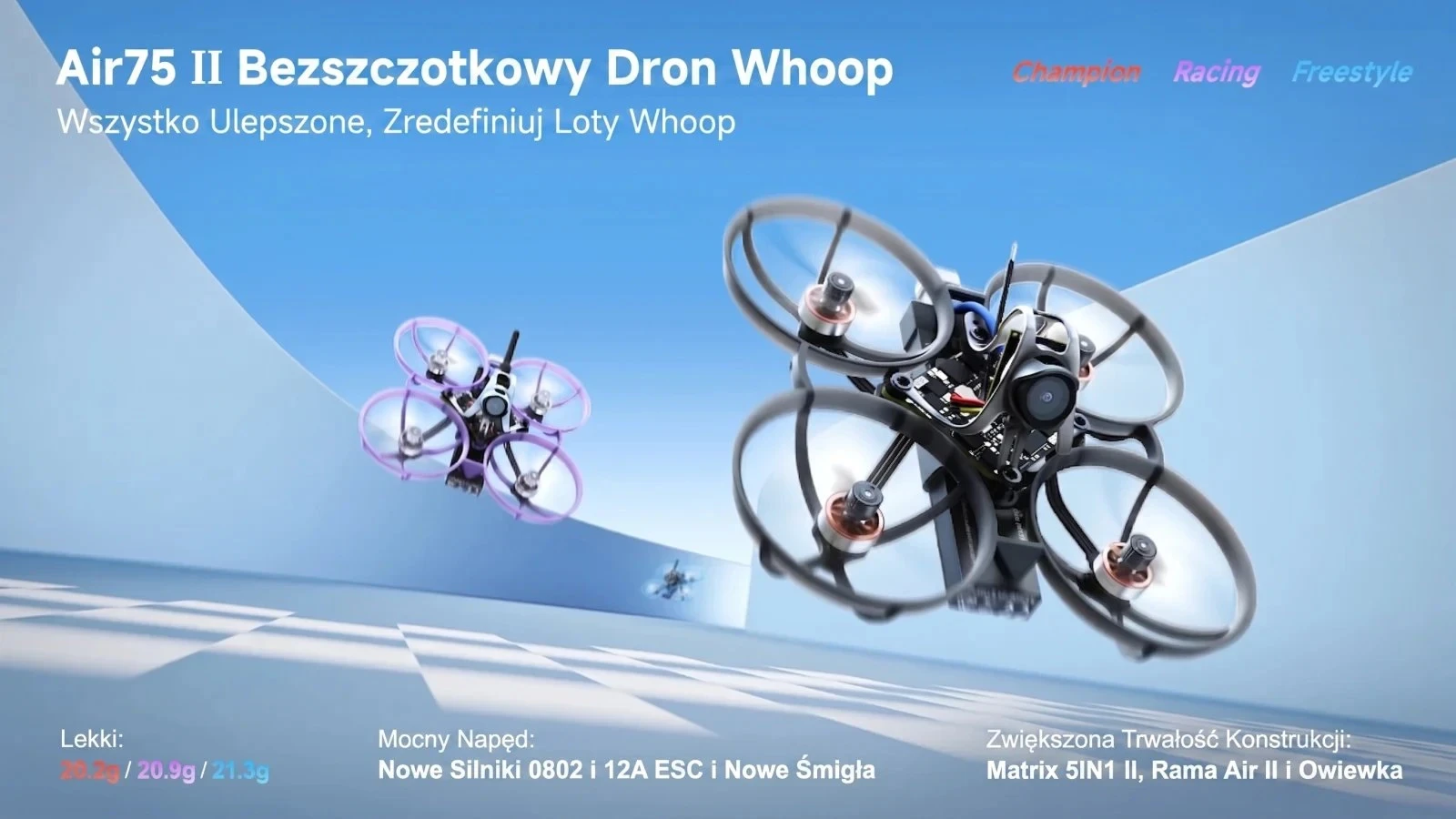 BETAFPV AIR75 II RACING ELRS 2.4G aprašymas - Prekės nuotrauka