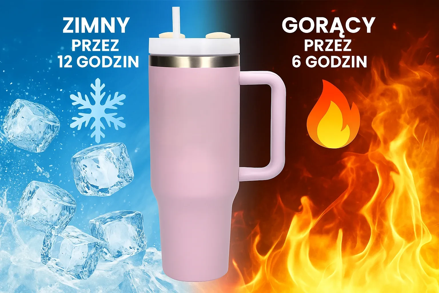 Extralink Juodasis miškas | Terminis puodelis su šiaudeliu | termosas su rankena 1200 ml, rausvos spalvos aprašymas - Prekės nuotrauka Extralink Juodasis miškas | Terminis puodelis su šiaudeliu | termosas su rankena 1200 ml, rausvos spalvos aprašymas - Prekės nuotrauka