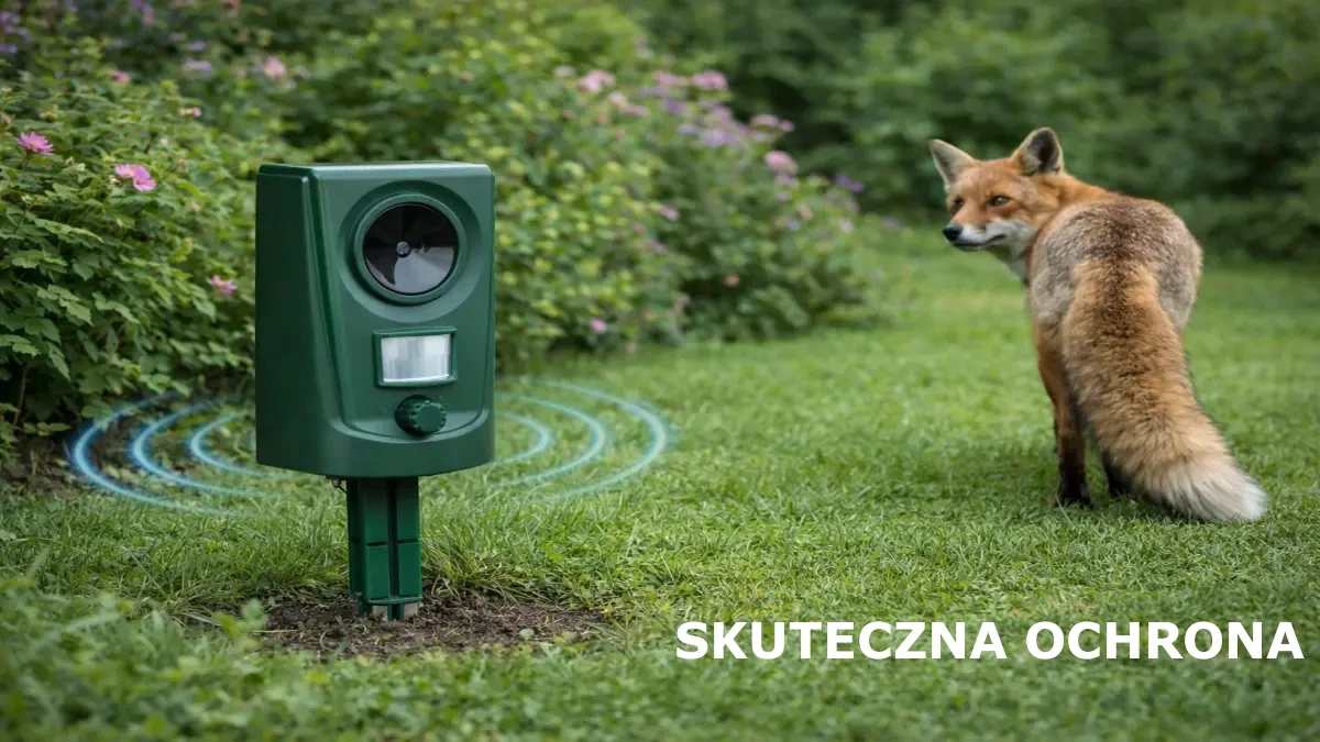 Extralink Juodas FOREST ULTRADŹWIĘKOWY ODSTRASZACZ ZWIERZĄT Z CZUJNIKIEM RUCHU 62m2 WODOODPORNY aprašymas - Prekės nuotrauka