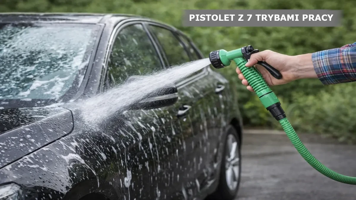 Extralink Juodas FOREST sodo žarna ROZCIĄGLIWY ELASTYCZNY PISTOLET 1/2 7,5-22,5m aprašymas - Prekės nuotrauka