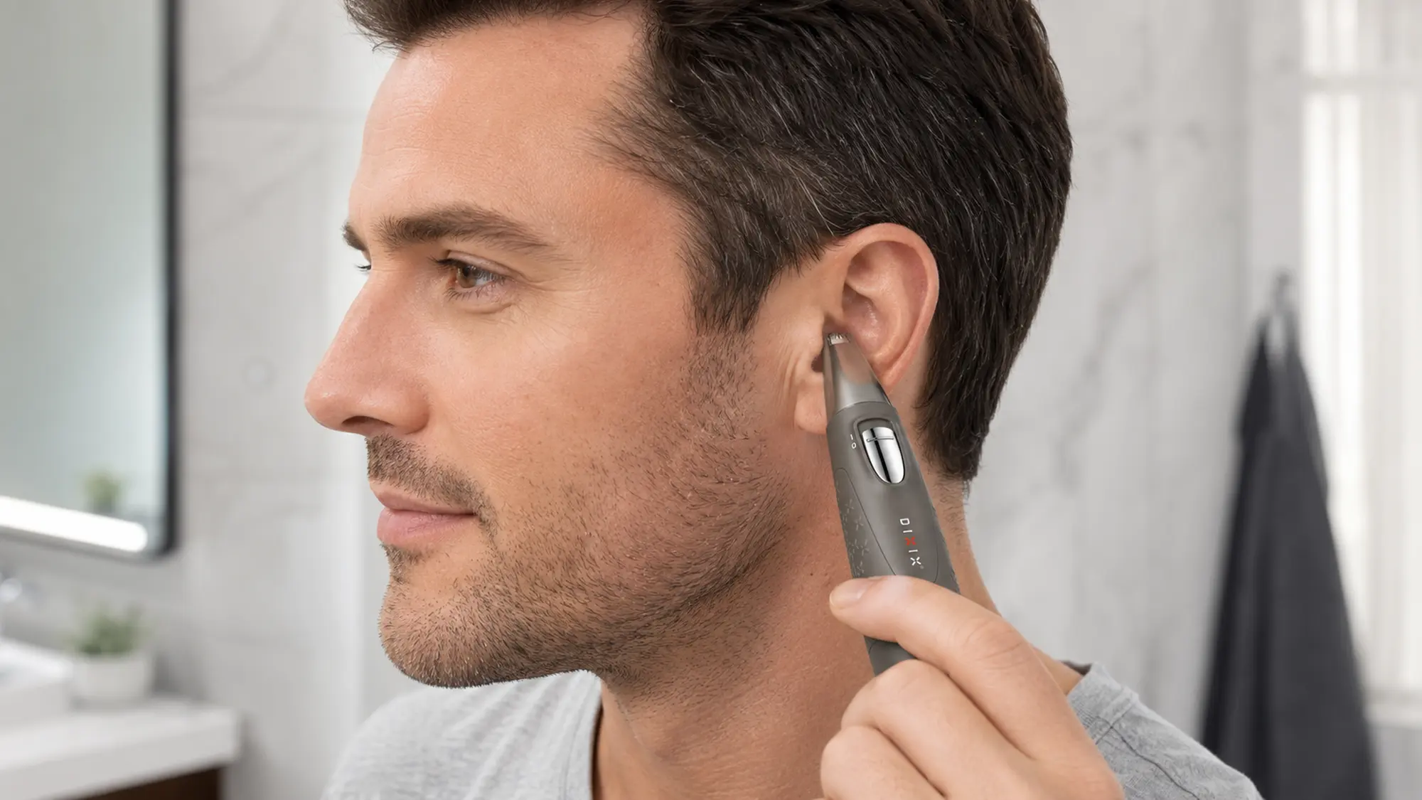 Barzdaskutė DIXIX Nose/Ear Trimmer (Linear) NT33-2 Pilkas, Nose and ear trimmer, EU aprašymas - Prekės nuotrauka