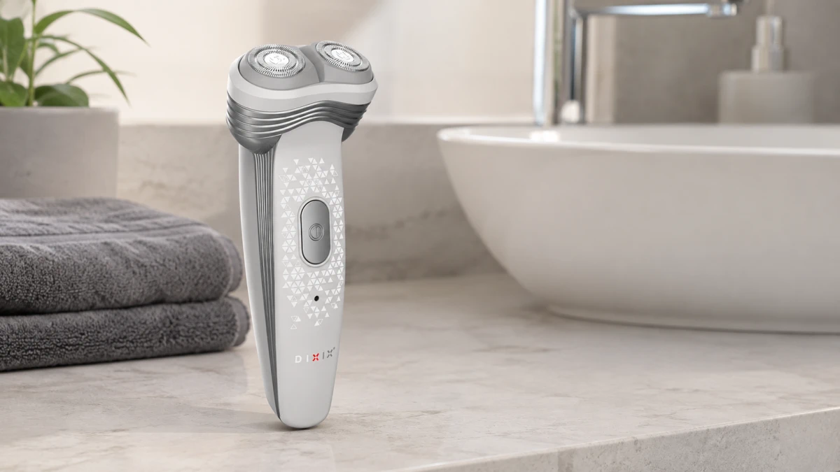 Barzdaskutė DIXIX Rotary Shaver DSX5120, rotary shaver with pop-up trimmer, EU aprašymas - Prekės nuotrauka