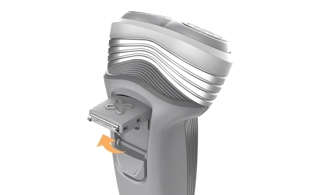 DIXIX ROTARY SHAVER W/POP-UP TRIMMER, DSX5120 aprašymas - Prekės nuotrauka