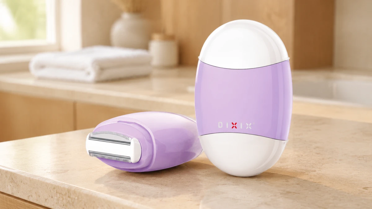 Barzdaskutė DIXIX Travel Lady Trimmer DLT1100 Violetinė, Travel trimmer for women, EU aprašymas - Prekės nuotrauka