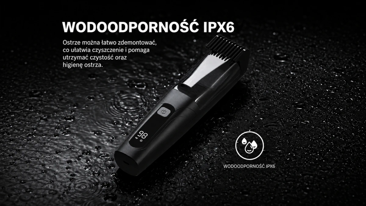 Extralink, Beard and hair clipper with container, Range 1–20 mm, USB-C, IPX6, 800 mAh aprašymas - Prekės nuotrauka